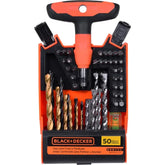 Black & Decker 50-Piece Drill and Screwdriver Kit