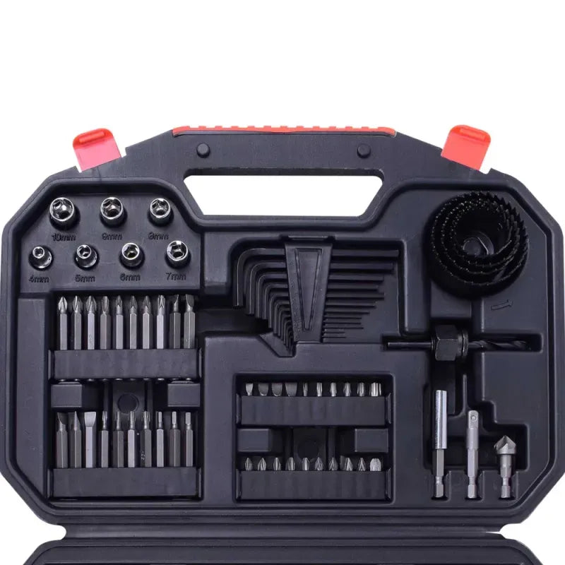 Black&Decker Drill and Screwdriver Set with 100 Pieces