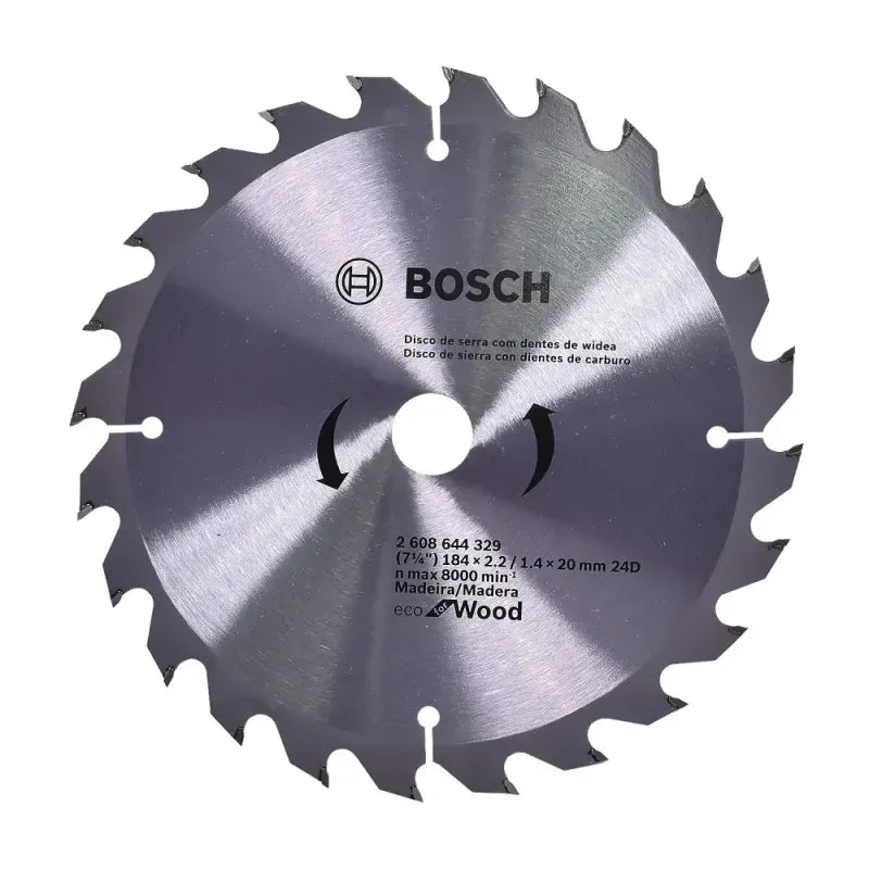 Bosch 7 ¼” Steel Saw Blade with Widea Teeth 24 Teeth