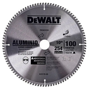 Dewalt 10" Miter Saw Blade for Aluminum 254mm