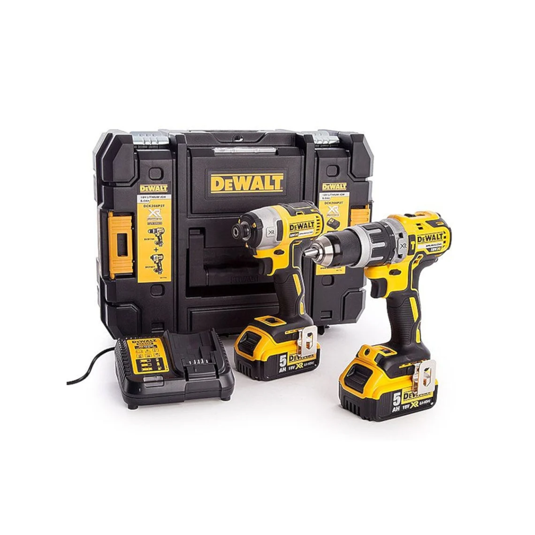 XR 21V Hammer Drill and Impact Driver Kit with Batteries