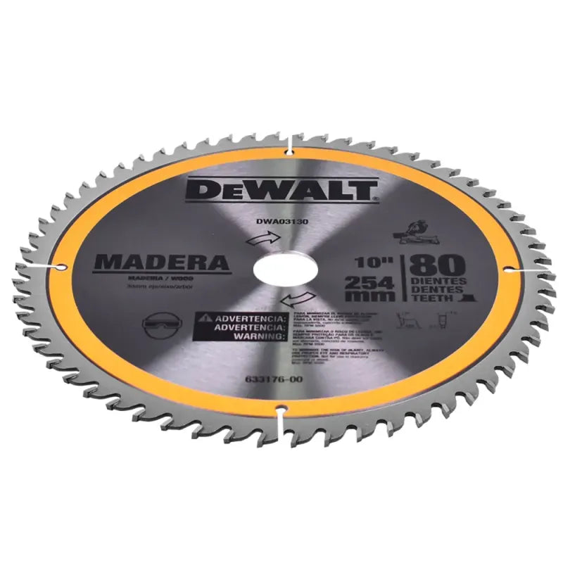 Saw Blade for Wood, 80 Teeth, DWA03130, DeWalt