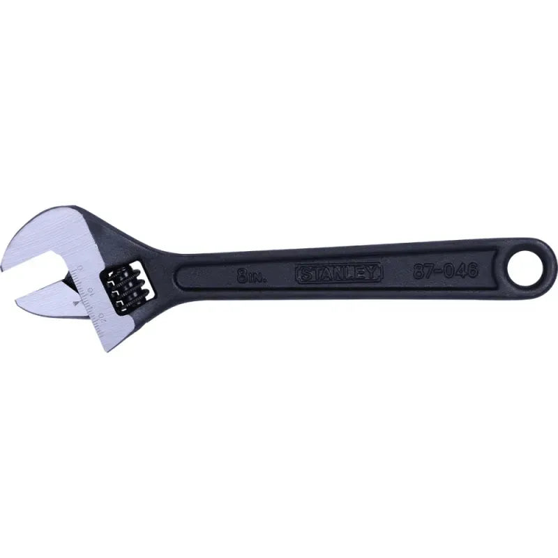 8" Stanley Adjustable Wrench English Phosphate Coated