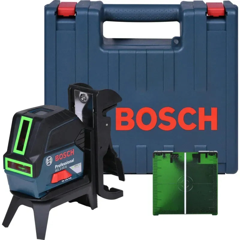 Bosch GCL 2-15 G 15m Green Laser Level with Transport Case