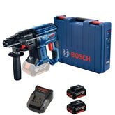 Bosch GBH 180-LI Brushless 18V Breaker Hammer with 2 Batteries and Case