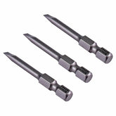 Bosch 1/4" Extra Hard Slotted Tip Set 0.5x4.0mm (3 Pieces)