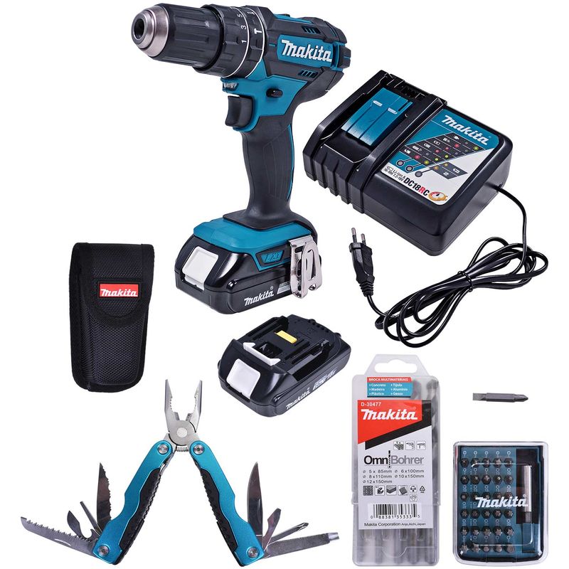 Makita DHP482RAEP 2.0Ah Cordless Drill/Driver (Bivolt)