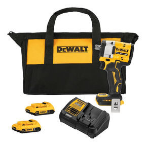 Dewalt Atomic 20V 1/2" Impact Wrench with 2 Batteries