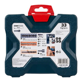 Bosch X-Line Bit and Drill Set with 33 Pieces