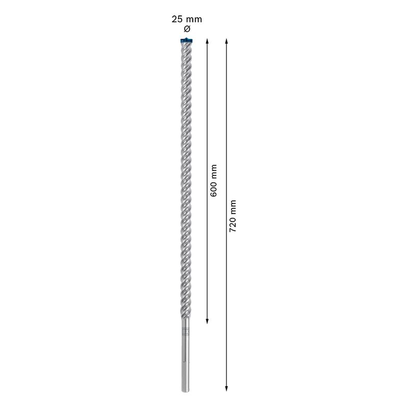 Bosch Expert SDS Max-8X Concrete Drill Bit Ø25x600x720mm