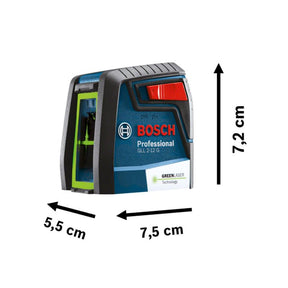 Bosch Green Laser Level GLL 2-12 G, 12m Range with Support