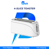 Wide Slot 4-Slice Toaster