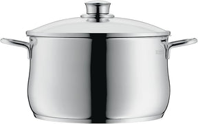 WMF Diadem Plus - Batería de Cocina de 6 Piezas de Acero Inoxidable, Base Inducción