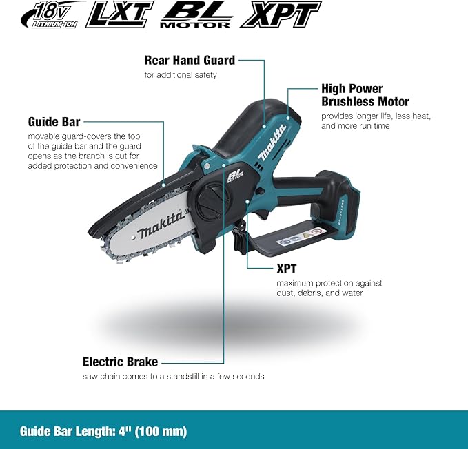 MAKITA Lithium Cordless Chainsaw 🪓