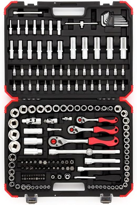 GEDORE red - Case with 172 Tools 1/4" - 3/8" - 1/2"