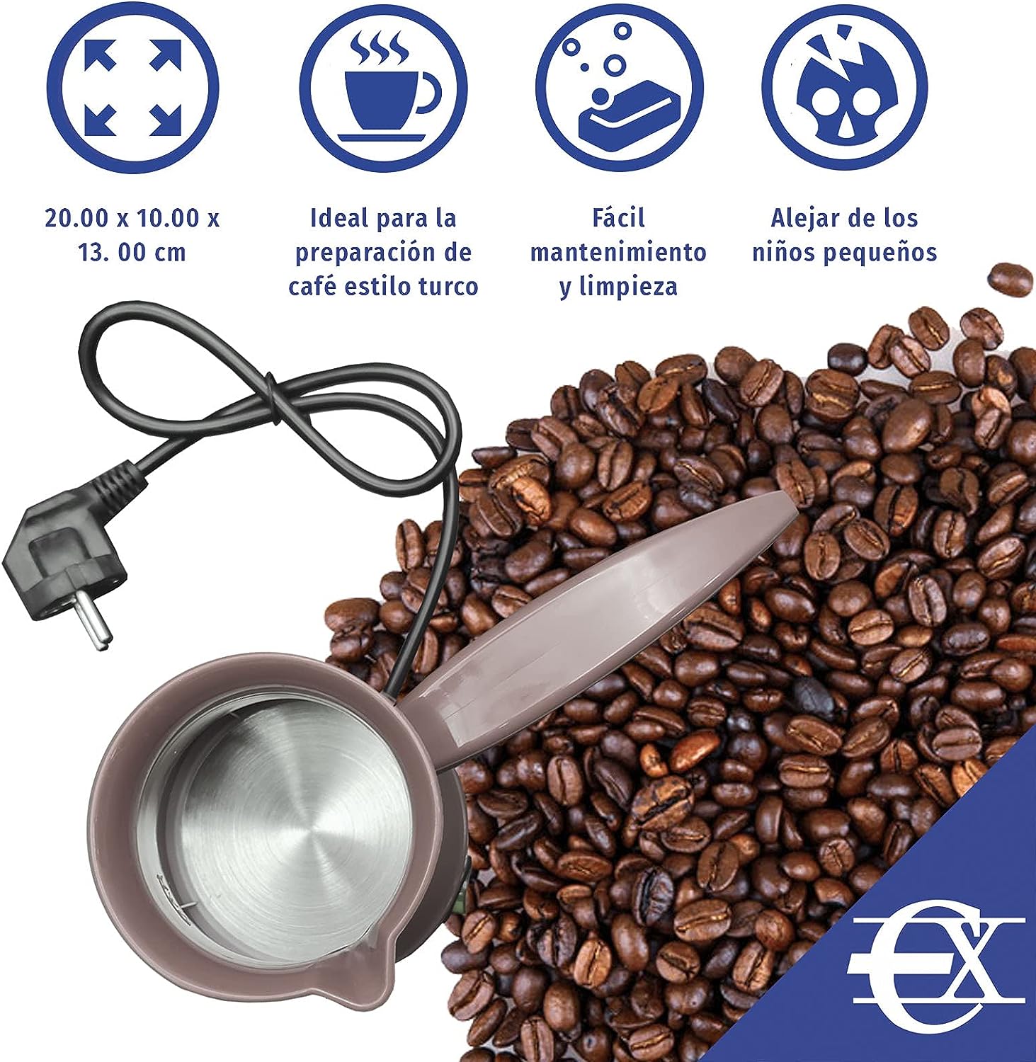 Compact Coffee Maker 0.5L: Elegance and Flavor in Every Cup