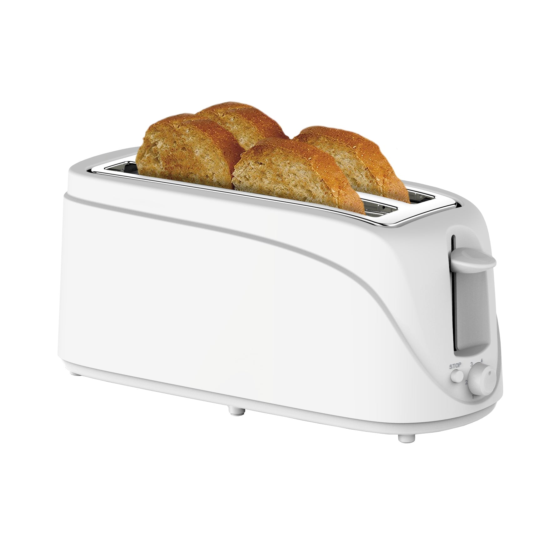 Wide Slot 4-Slice Toaster