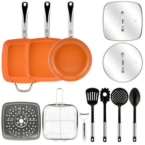 Gridinlux 12-Piece Pan Set: Versatility and Quality for a Professional Kitchen