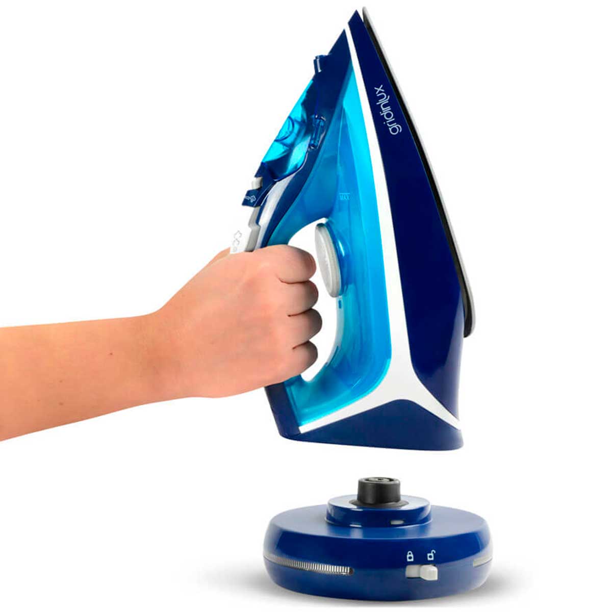 Cordless Steam Iron 2600W Ceramic Gridinlux