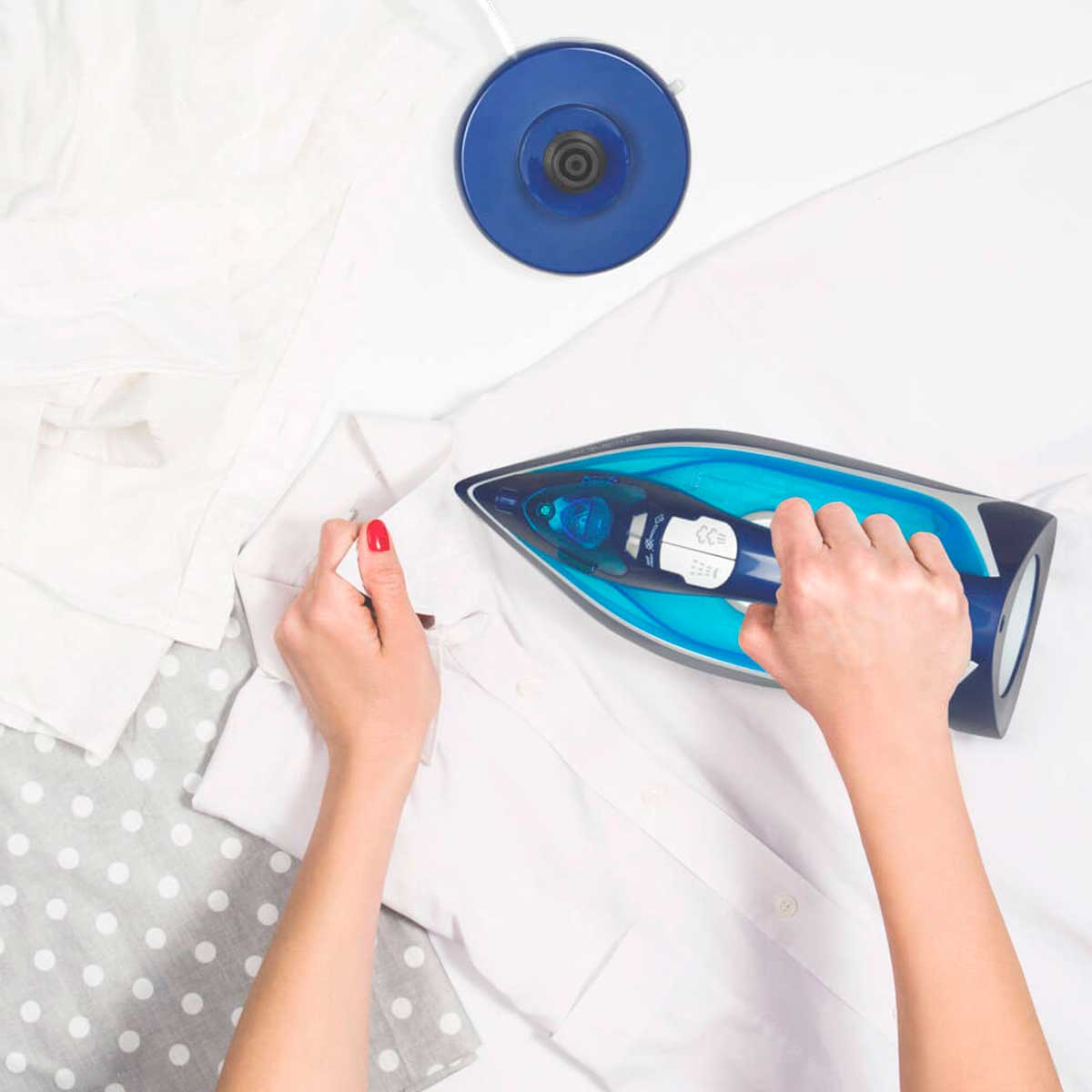 Cordless Steam Iron 2600W Ceramic Gridinlux