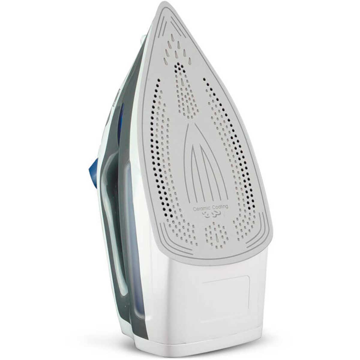 Steam Iron with Ceramic Soleplate 2200W Anti-Calc Anti-Drip Gridinlux