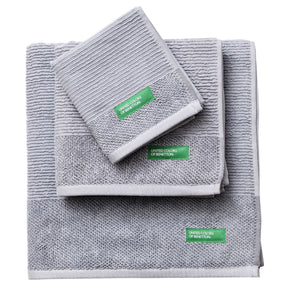 Set of 3 Benetton Cotton Towels 450GSM: Hand Towel, Face Towel, and Bath Towel. Ultra Soft, Absorbent, and Durable