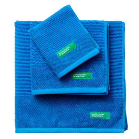 Set of 3 Benetton Cotton Towels 450GSM: Hand Towel, Face Towel, and Bath Towel. Ultra Soft, Absorbent, and Durable