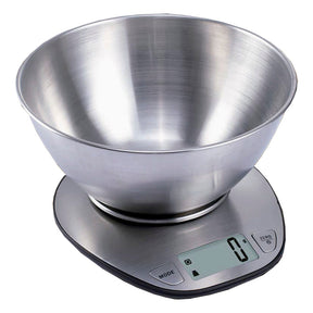 Electronic Kitchen Scale with Stainless Steel Bowl: Precision and Elegance in Every Measurement