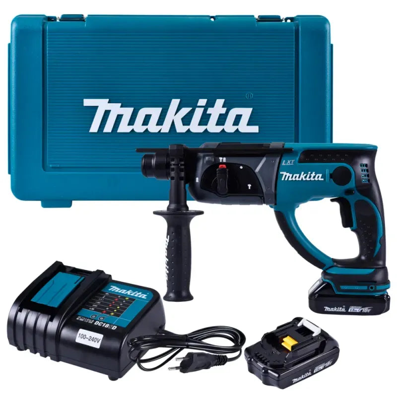 Makita SDS Breaker Hammer with Case DHR202SYE – Dual Voltage