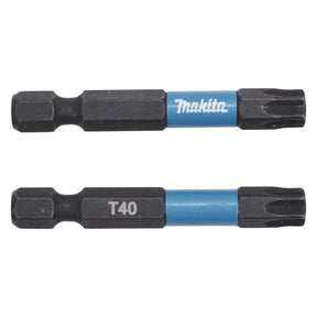 Hexalobular Bits T40-50mm Imp B-63812 2 Pieces Makita