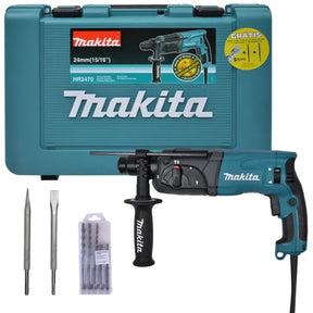 Makita SDS Breaker Hammer 800W with Accessories HR2470