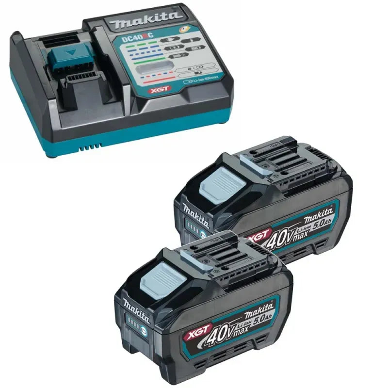 Makita 9-Inch XGT Grinder with Battery + Charger 220V