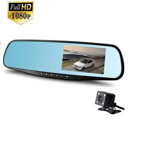 HD Rearview Camera with Dual Panoramic View